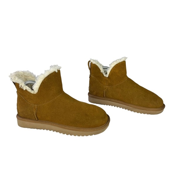 Koolaburra by UGG Ankle Suede Boots 1116711 Brown Womens Size 6 - Picture 2 of 11